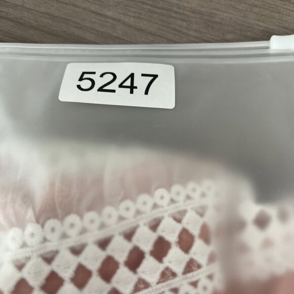 Kaktus Women's Top Size XL Bohemian Coral Layers Gauzy‎ Lightweight Bell Sleeves - Picture 6 of 6